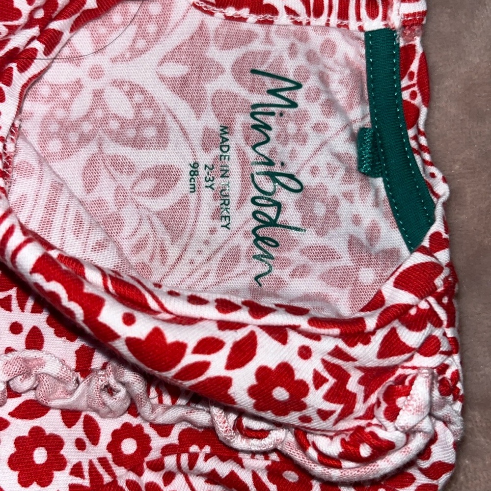 3 Mini Boden Floral Dress 2-3y - Picture 2 of 7